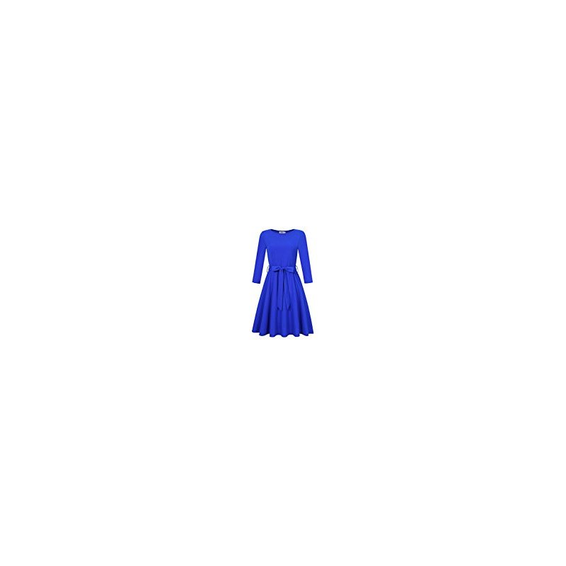 Slim Fit Casual Dress with Waistbrand