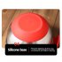 Mixing Bowls Anti slip Silicone Bottom Stainless Steel Egg Bowl With Scales Handle Salad Bowl With Lid Baking Basin single handle bowl 22CM