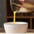 Mixing Bowls Anti slip Silicone Bottom Stainless Steel Egg Bowl With Scales Handle Salad Bowl With Lid Baking Basin single handle bowl 22CM