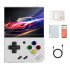 Miyoo Mini Plus  Retro Handheld Game Console with  3 5 Inch Screen 3000mAh Rechargeable Battery White 64G