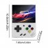 Miyoo Mini Plus  Retro Handheld Game Console with  3 5 Inch Screen 3000mAh Rechargeable Battery White 64G