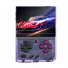 Miyoo Mini Plus  Retro Handheld Game Console with 3 5 Inch Screen 3000mAh Rechargeable Battery Purple 32G