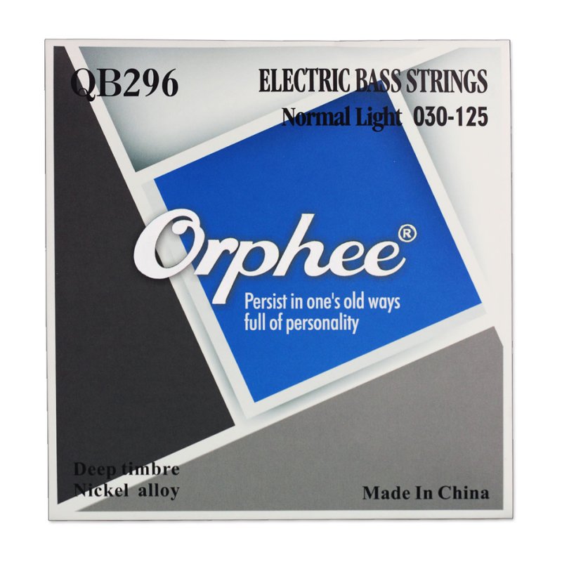 Orphee QB Series 4/5/6 Pcs Electric Bass Strings Normal Light Nickel Alloy Hexagonal Core Electric Bass Parts QB290/4 string