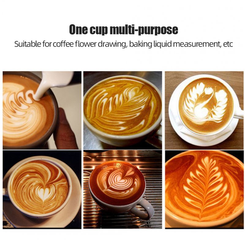 Milk Frother Cup Milk Frothing Pitcher 304 Stainless Steel Milk Coffee Cappuccino Latte Art Espresso Machine Accessories 