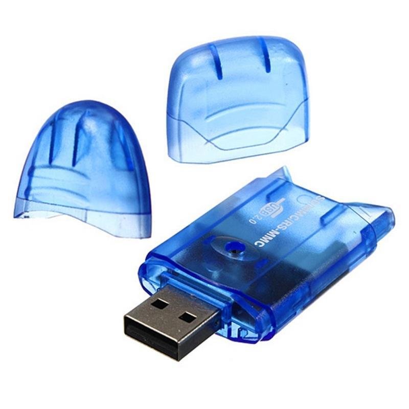 High Speed Mini Micro SD T-Flash TF SDHC USB 2.0 Memory Card Reader Adapter - 