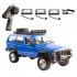 Mn78 1 12 2 4g Full Scale Cherokee Remote Control Car Four wheel Drive Climbing Car Rc Toys For Boys Gifts grey 3 batteries