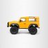 Mn999 Full Scale 2 4g 4wd Climbing Car Toys 550 Motor Wear resistant Fall resistant 7 4v Large capacity Lithium Battery Remote  Control  Car Yellow