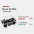 Mnrc Mn128 1 12 Remote Control Car 2 4g 4wd Rock Crawler Climbing RC Car with Led Light Black