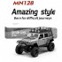 Mnrc Mn128 1 12 Remote Control Car 2 4g 4wd Rock Crawler Climbing RC Car with Led Light Black