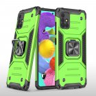 Mobile Case with Bracket TPU PC for Samsung A51 5G Anti drop All inclusive PVC Bag green