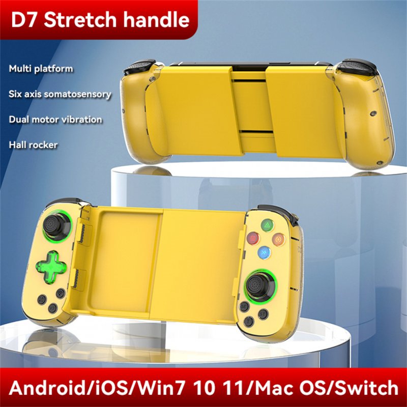 Mobile Game Controller Wireless Connection Stretching Extendable Gamepad