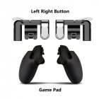 Mobile Game Fire Button Aim Key Gaming Trigger L1R1 Shooter Controller for PUBG  Black Style   L1R1 Trigger   Gamepad holder