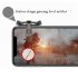 Mobile Game Gamepad Trigger for PUBG Gaming Fire Joysticks Shooting Game Fire Button Controller Black pair
