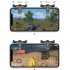 Mobile Game Gamepad Trigger for PUBG Gaming Fire Joysticks Shooting Game Fire Button Controller Black pair