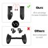 Mobile Gaming Gamepad Joystick Controller Trigger Fire Button for PUBG FORTNITE Black