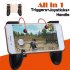 Mobile Gaming Gamepad Joystick Controller Trigger Fire Button for PUBG FORTNITE Black