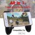 Mobile Gaming Gamepad Joystick Controller Trigger Fire Button for PUBG FORTNITE Black