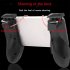 Mobile Gaming Gamepad Joystick Controller Trigger Fire Button for PUBG FORTNITE Black
