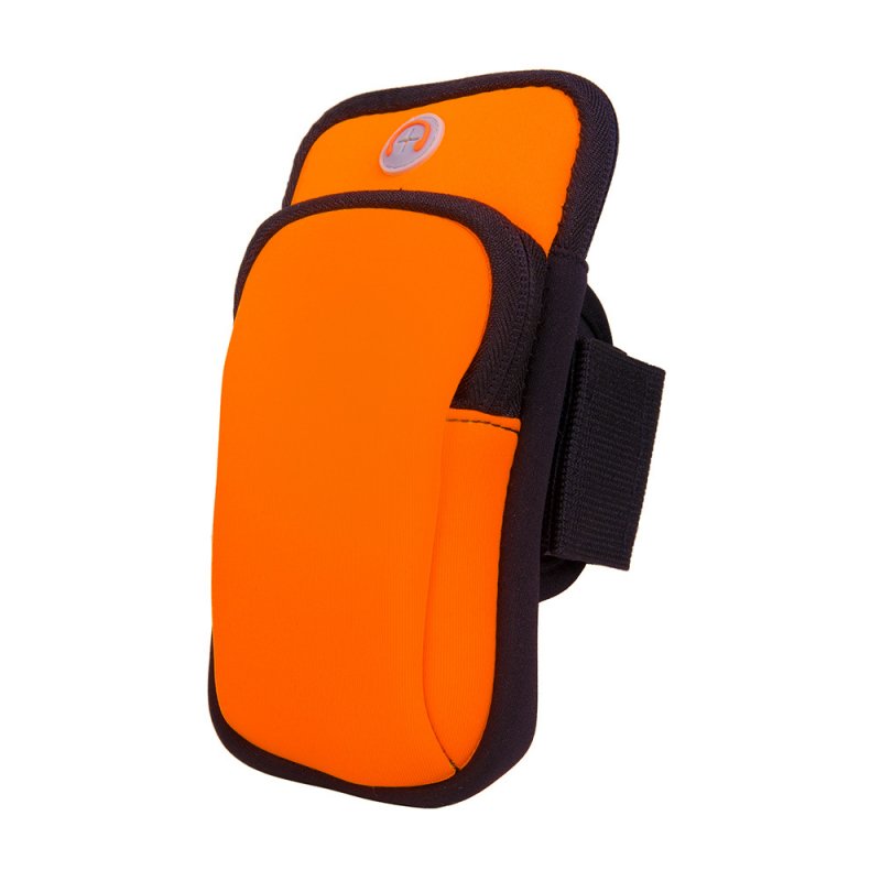 Mobile Phone Arm Bag Marathon Night Running Mobile Phone Arm Pack Bicycle Equipment Compatible Universal Waterproof Sports Bracket Orange