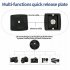 Mobile Phone Bracket Tripod Monopod Portable Aluminum Travel Ballhead For Zomei Q666 DSLR Camera black