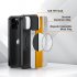 Mobile  Phone  Case Color blocking Strip Metal Brushed Anti fall Protective Cover For Iphone13 Black red black iPhone13