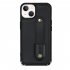 Mobile Phone Case For Iphone14 S23 A54 Leather Case With Wristband Kickstand Card Holder Strap black 14 pro