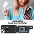 Mobile Phone Case For Iphone14 S23 A54 Leather Case With Wristband Kickstand Card Holder Strap black 14 pro