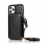 Mobile Phone Case Protective Case Cover For Iphone12 12 Pro Messenger Bag black