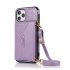 Mobile Phone Case Protective Case Cover For Iphone12 12 Pro Messenger Bag Rose gold