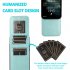 Mobile Phone Case Solid Color Plug in Card Protective Case Cover For Iphone12 Rose gold iphone12 pro 6 1