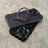 Mobile Phone Case With 360 degree Magnetic Bracket Soft Protective Cover Compatible For Iphone 14promax 14pro 14 13 360 Magnetic Bracket Shell Dark Purple Apple