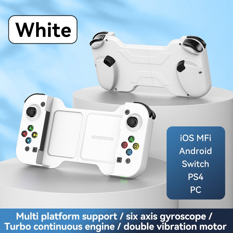 Mobile Phone Gamepad Bluetooth 5.0 Wireless Game Controller Retractable Joystick