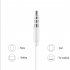 Mobile Phone Headset In ear Android 3 5mm Universal In line Call Listening To Music With Microphone Cable Headset White