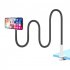 Mobile Phone Holder Bed Gooseneck Mount Clip on Flexible Bracket Compatible For Ipad Tablet Computer  100cm  pink