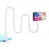 Mobile Phone Holder Bed Gooseneck Mount Clip on Flexible Bracket Compatible For Ipad Tablet Computer  100cm  pink