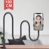 Mobile Phone Holder Bed Gooseneck Mount Clip on Flexible Bracket Compatible For Ipad Tablet Computer  100cm  pink