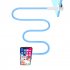 Mobile Phone Holder Bed Gooseneck Mount Clip on Flexible Bracket Compatible For Ipad Tablet Computer  100cm  pink