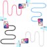 Mobile Phone Holder Bed Gooseneck Mount Clip on Flexible Bracket Compatible For Ipad Tablet Computer  100cm  pink