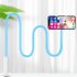 Mobile Phone Holder Bed Gooseneck Mount Clip on Flexible Bracket Compatible For Ipad Tablet Computer  100cm  pink