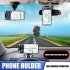 Mobile Phone Holder Dashboard Mount Holder 360 Degree Car Gravity Stand black