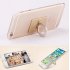 Mobile  Phone  Holder Metal 360 degree Free Rotating Creative Ring Buckle Bracket Random Color