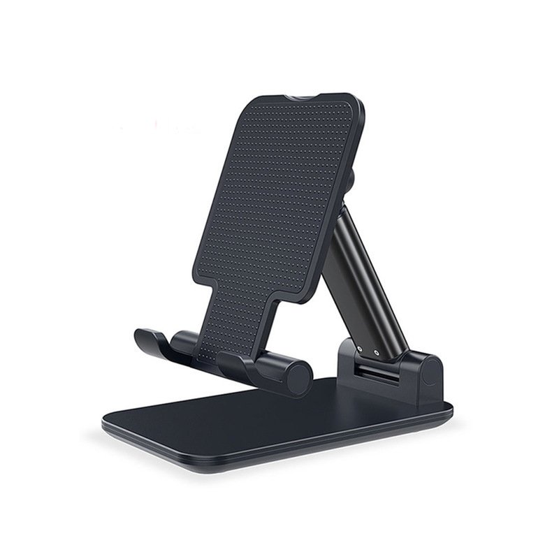 Mobile Phone Holder Stand Adjustable Tablet Stand Desktop Holder Mount For IPhone IPad  black