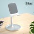 Mobile Phone Holder Stand Cell Phone Tablet Universal Desk Holder for iPhone X 8 7 Samsung Desktop Phone Holder Accessories Silver