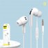 Mobile Phone In ear Wired Headset With Microphone 3 5mm Universal Wire controlled Earbuds  Rio Tinto Q1  Q1 white