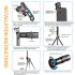 Mobile Phone Lens 28x Telephoto 0 6x Wide Angle 20x Macro 198 Degree Fisheye 4 in 1 Lens Kit