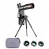 Mobile Phone Lens 28x Telephoto 0 6x Wide Angle 20x Macro 198 Degree Fisheye 4 in 1 Lens Kit