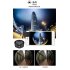 Mobile Phone Lens Wide angle Macro Fisheye Increase UV Gradient Mirror CPL Starlight 10pcs set black
