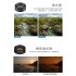 Mobile Phone Lens Wide angle Macro Fisheye Increase UV Gradient Mirror CPL Starlight 10pcs set black