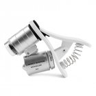 Mobile Phone Microscope Macro Lens 60X Optical Zoom Magnifier Micro Camera Universal Clip for <span style='color:#F7840C'>iPhone</span> Sumgung 9882W