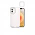 Mobile Phone Protective Case With Night Selfie Fill Light Suitable For Iphone12 white iPhone 12promax